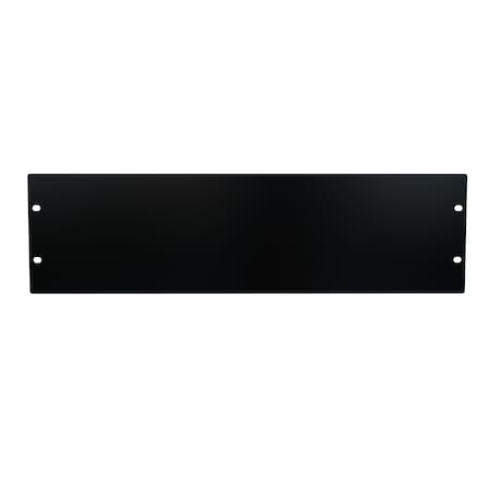 Hammond 3U FLAT ALUMINUM RACK Panel PBPA19005BK